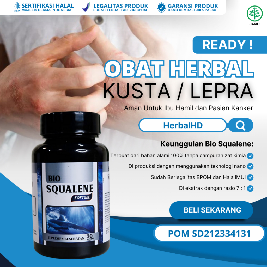 Jual Obat Kusta / Lepra, Kulit Mati Rasa, Luka Pucat, Kusta Kering ...