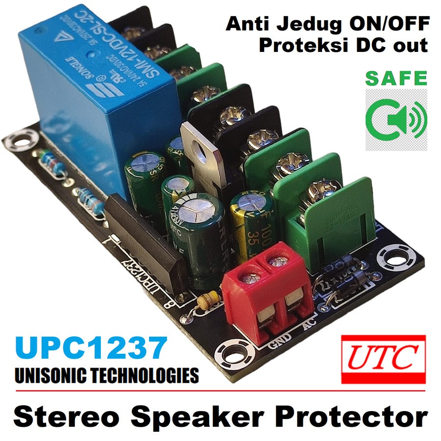 Jual Stereo Speaker Protector IC UPC1237 Module Amplifier Modul ...