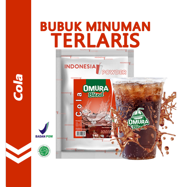 Jual OMURA Blend Bubuk Minuman Premium Rasa Cola Powder Drink 1 Kg Omura Powder Shopee Indonesia