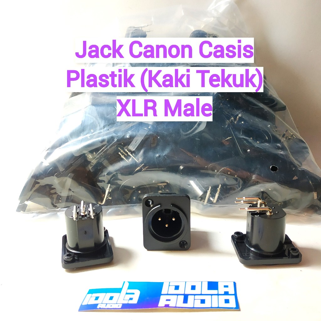 Jual Jack Canon Casis Plastik Kaki Tekuk Xlr Male Jack Canon Casis Cowok Shopee Indonesia