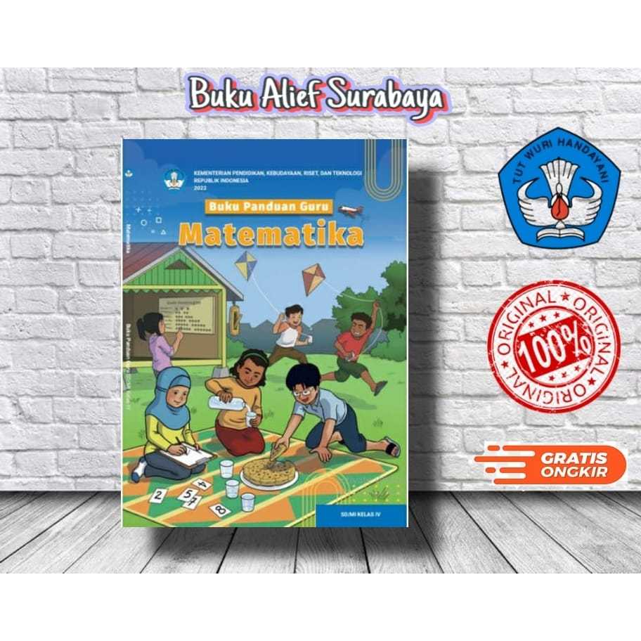 Jual Buku Panduan Guru Matematika New Kelas 4 SD Original Kurikulum ...
