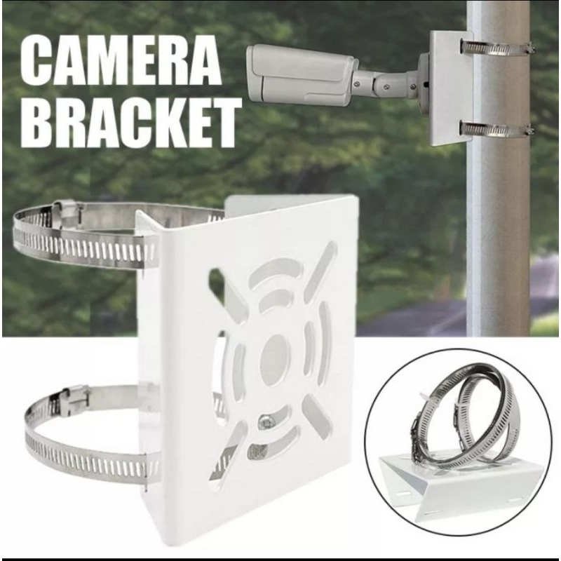 Jual BRACKET CCTV TIANG POLE MOUNTING BRACKET Shopee Indonesia