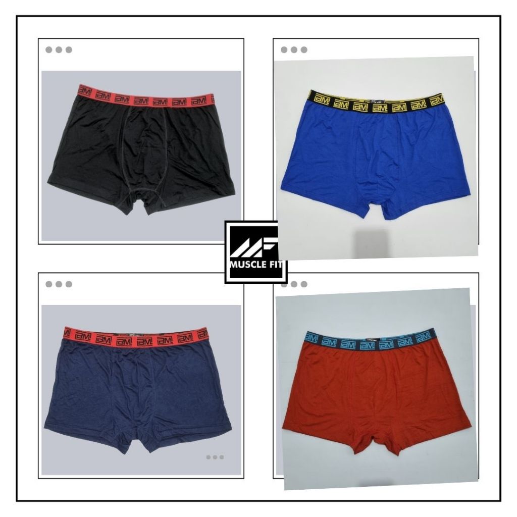 Jual Muscle Fit Boxer BIG SIZE Katun Spandex -1 pcs | Shopee Indonesia