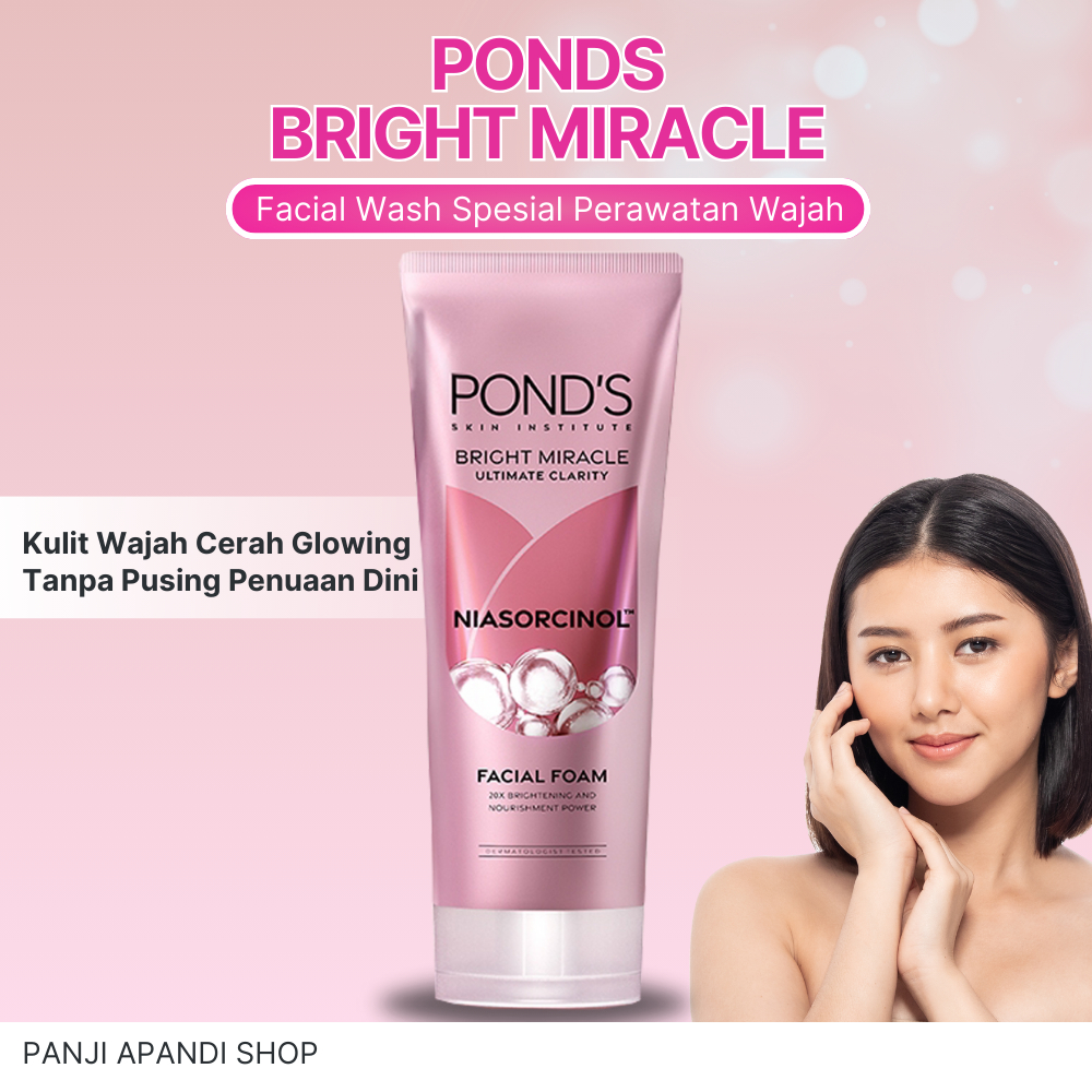 Jual Pond's Bright Miracle Ultimate Clarity Niasorcinol Facial Foam ...