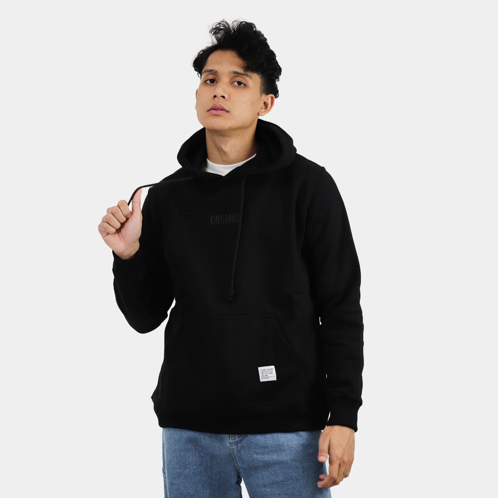 Jual Cosmic Sweater Hoodie Pria HOALEN BLACK | Shopee Indonesia