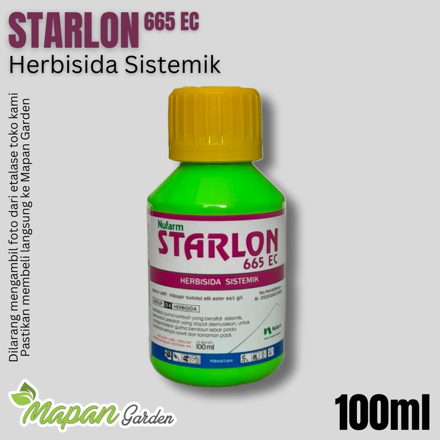 Jual Starlon 665 Ec Herbisida Sistemik Racun Kayu Gulma Pohon Bambu 100