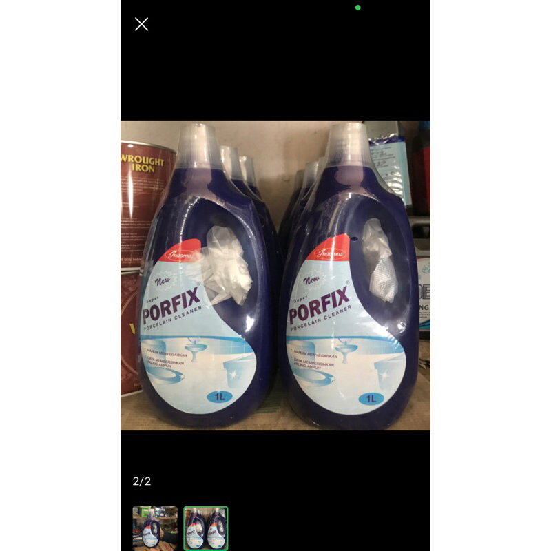 Jual PORSTEX PORFIX CLEANER 1 LITER PEMBERSIH KERAMIK / LANTAI / TOILET ...