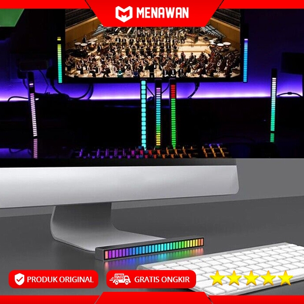 Jual Rhythm Light Music Atmosphere Spectrum Display Bar Lampu Musik ...