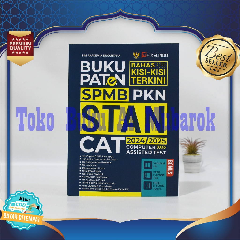 Jual Buku Paten Bahas KisiKisi Terkini SPMB PKN STAN 2024/2025 CAT