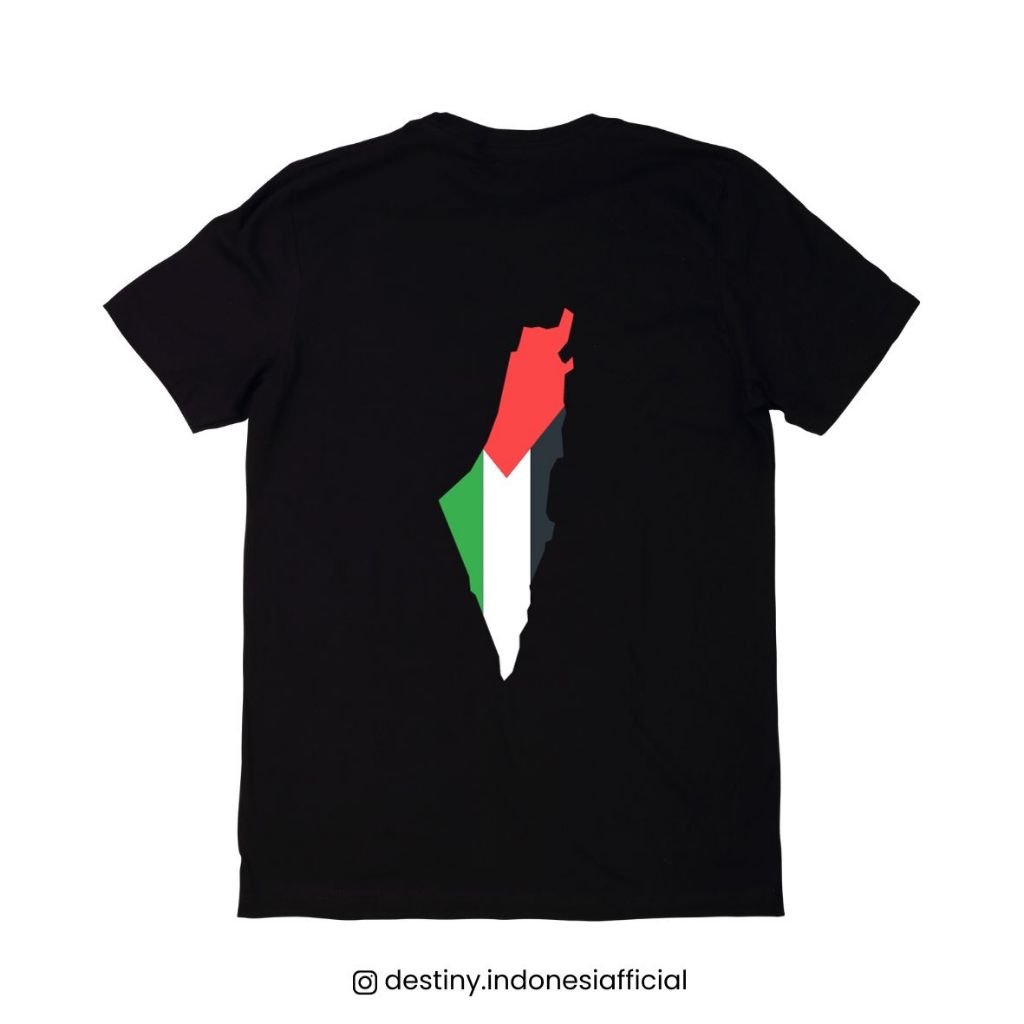 Jual Kaos Palestine Kaos Peta Map Palestina Shopee Indonesia