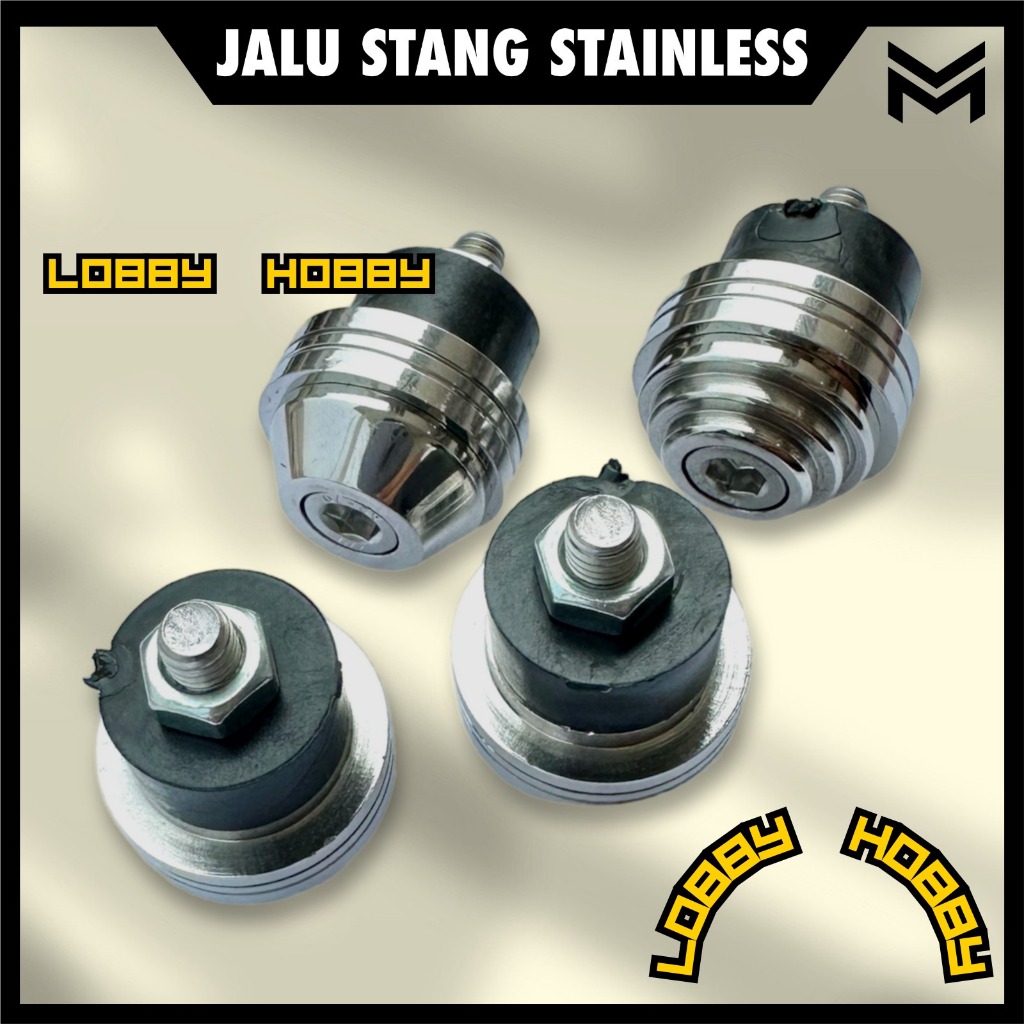 Jual JALU STANG BANDUL CHROME STANG STAINLES STABILIZER STANG JALU BALANCER STANG STENLIS 1 SET