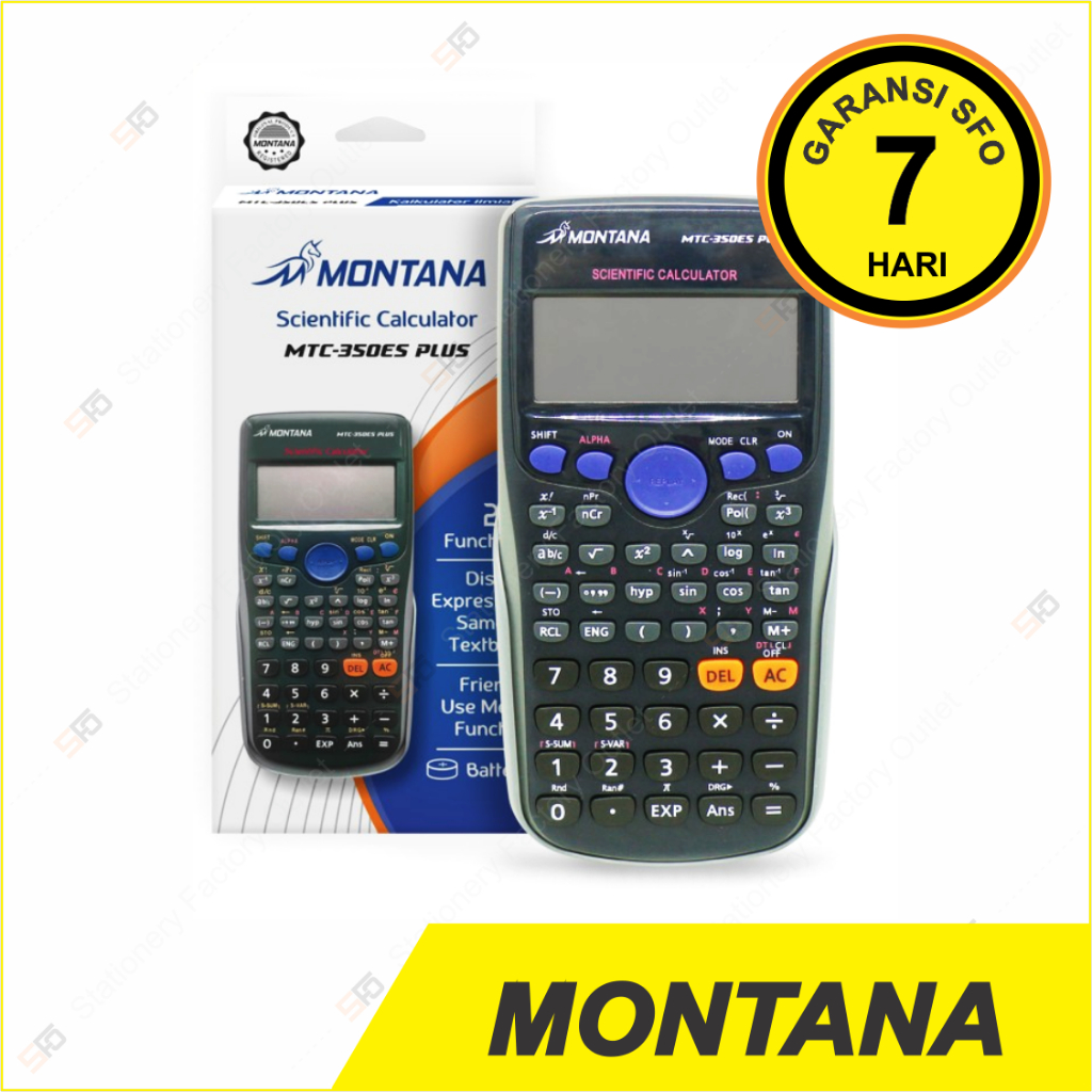 Jual Kalkulator Scientific Montana MTC-350ES Plus | Shopee Indonesia