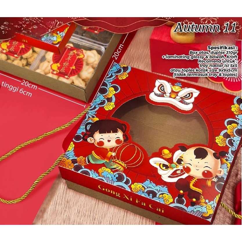 Jual Box Autumn 11|Autumn 12| Box Kue| Kotak Kue Imlek ( 1 Bal 50 Pcs ...