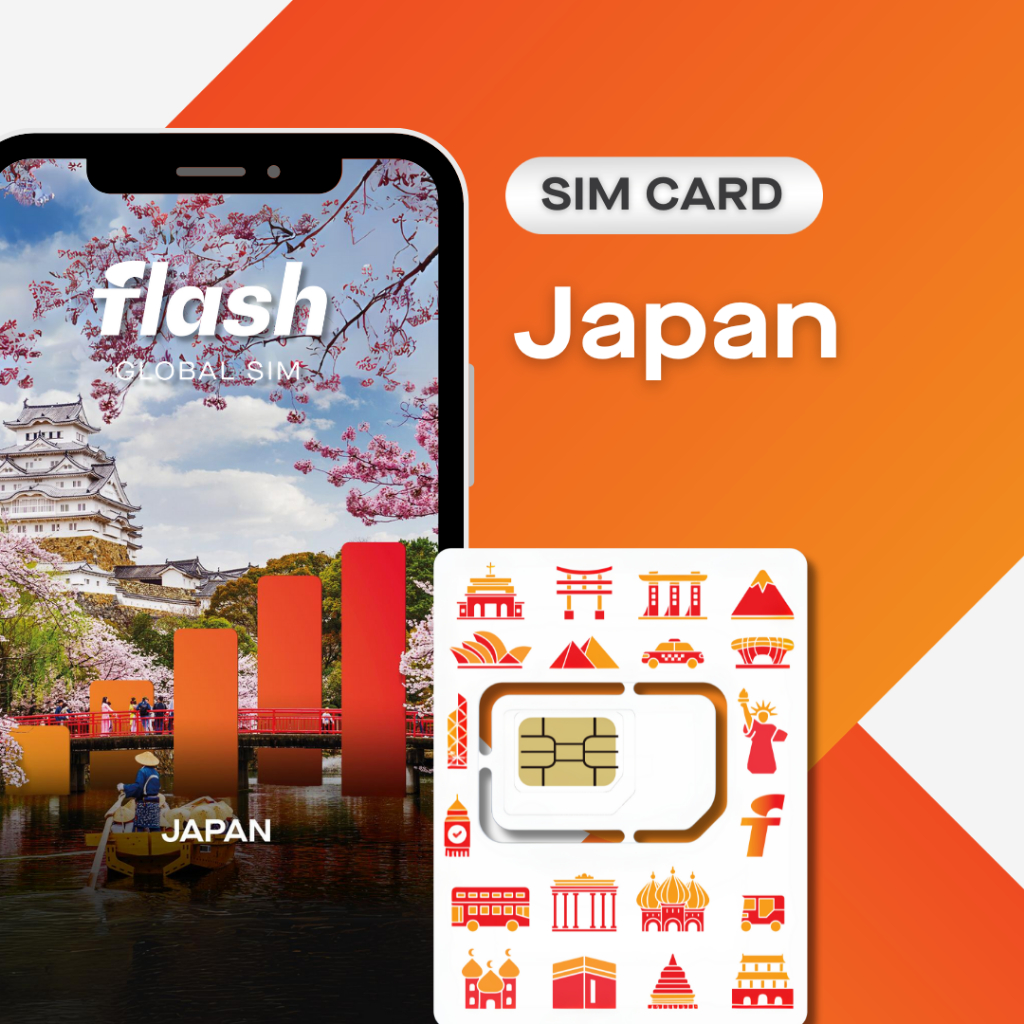 Jual SIM Card Japan Unlimited Data Flash Global SIM (315 Hari) Simcard