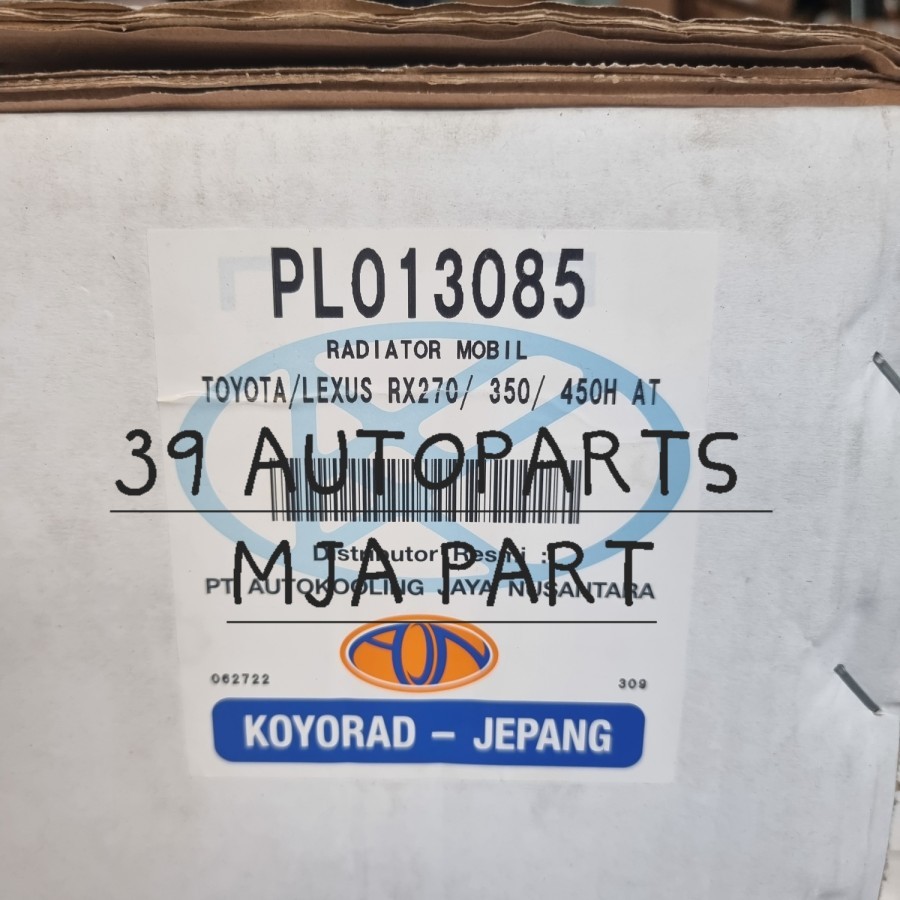 Jual Radiator Lexus RX270 RX350 RX450 KOYORAD JAPAN | Shopee Indonesia