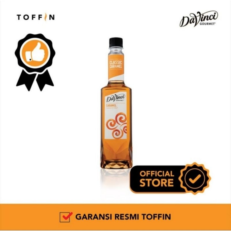 Sirop De Caramel Da Vinci – Format Familial 750 Ml – Sans Gluten Et Certifié Kosher