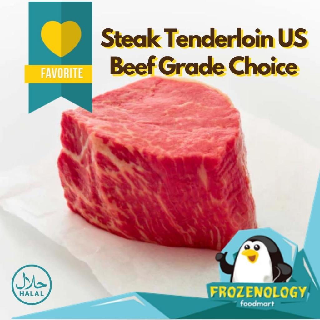 Jual Steak Tenderloin USDA Beef Grade Choice I Us Black Angus Beef