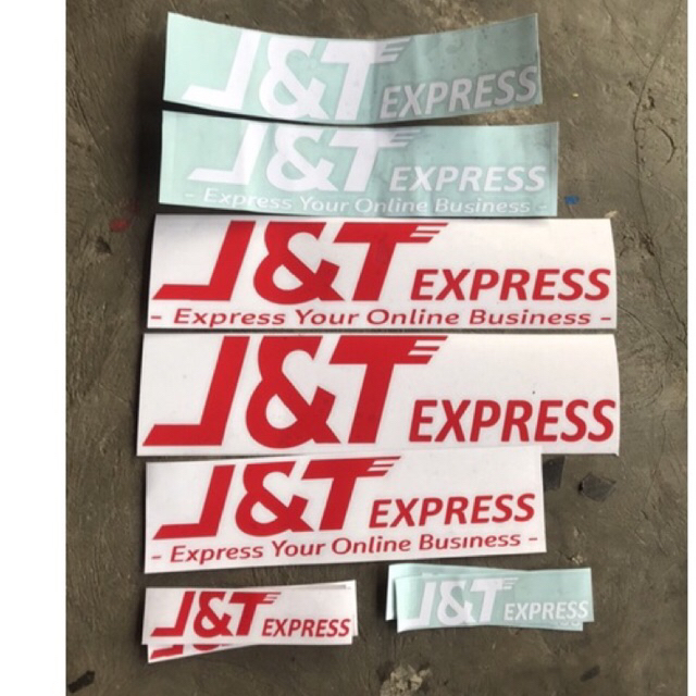 Jual Cutting Sticker Jnt Jandt Express Stiker Kurir Shopee Indonesia