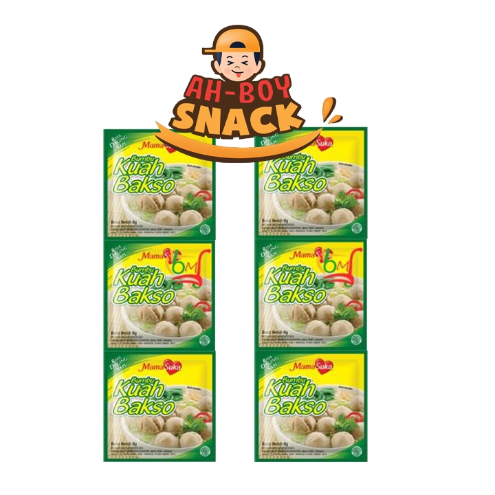 Jual Mamasuka Kuah Bakso Renceng Isi 12 Sachet X 8 Gram Bumbu