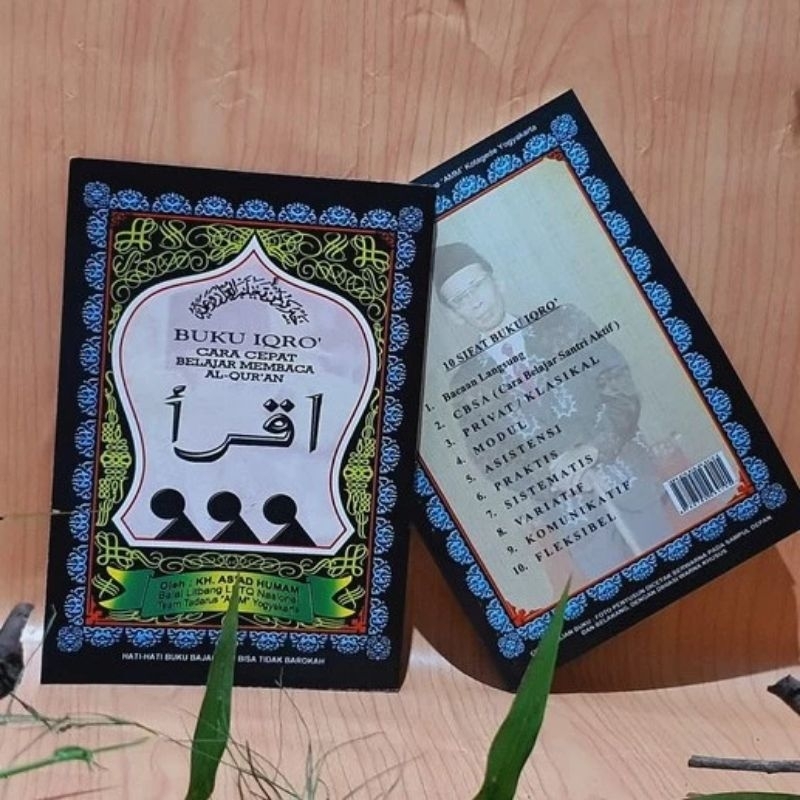 Jual Buku Iqro Hitam Besar Bendel Jilid Lengkap Cara Cepat Belajar Membaca Al Qur An