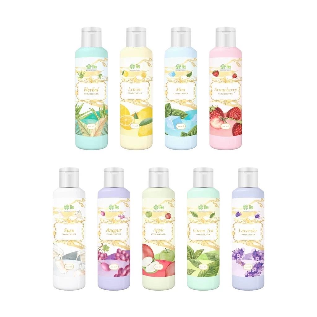 Fleo Hair Conditioner 100 ml Mempebaiki Rambut Rusak Bercabang Rontok BPOM | AutoStock