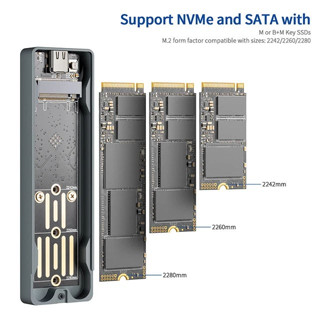 Jual HIKSEMI SSD Casing Enclosure M.2 NVMe SATA To USB 3.1 / USB C ...