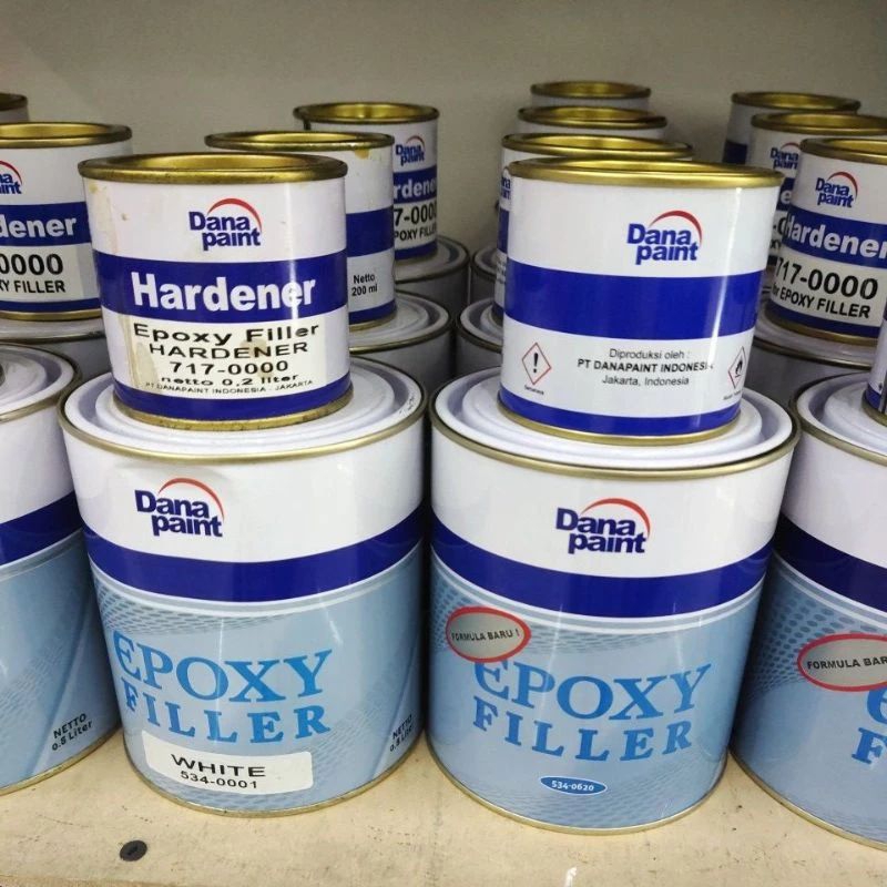 Jual Dana Paint Epoxy Filler Grey dan White 1kg Shopee Indonesia