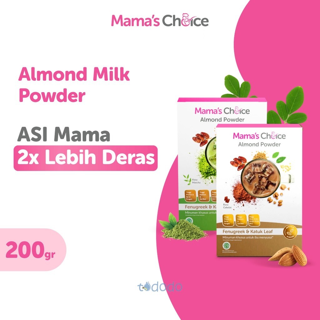 Jual Susu Pelancar Asi Almond Asi Booster Almond Milk Powder Mamas