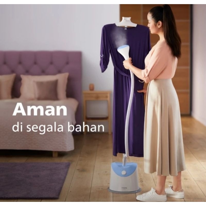 Jual PHILIPS GC482 Stand Steamer Setrika Uap Berdiri 900 Watt 1.4 Liter ...