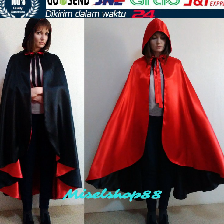 jubah merah halloween