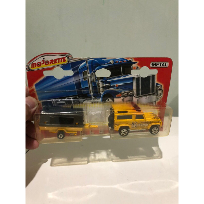 Majorette Land Rover + Remorque Cheval - 25cm Échelle 1/43 - Avec Sons Et Lumières - Jouet Enfant Dès 3 Ans