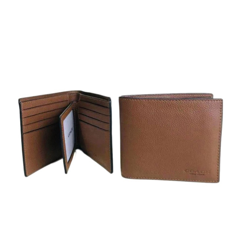 COACH Men Bifold Wallet Compact Id