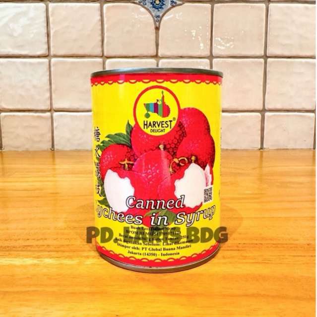 Jual LYCHEE HARVEST DELIGHT 567GR (BUAH LECI KALENG / CANNED LYCHEES IN