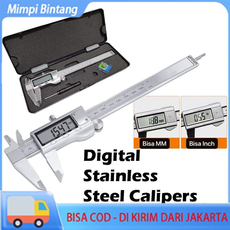 Jual Tampilan Digital Jangka Sorong Elektronik Mikrometer Jangka Sorong