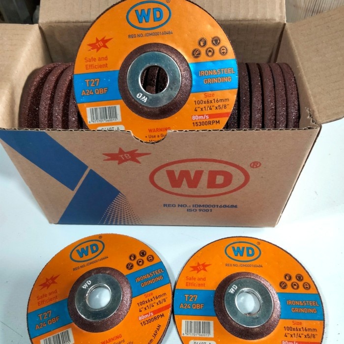 Jual WD 4 inch Batu Gerinda Poles 4 x 6 Grinding Wheel 4