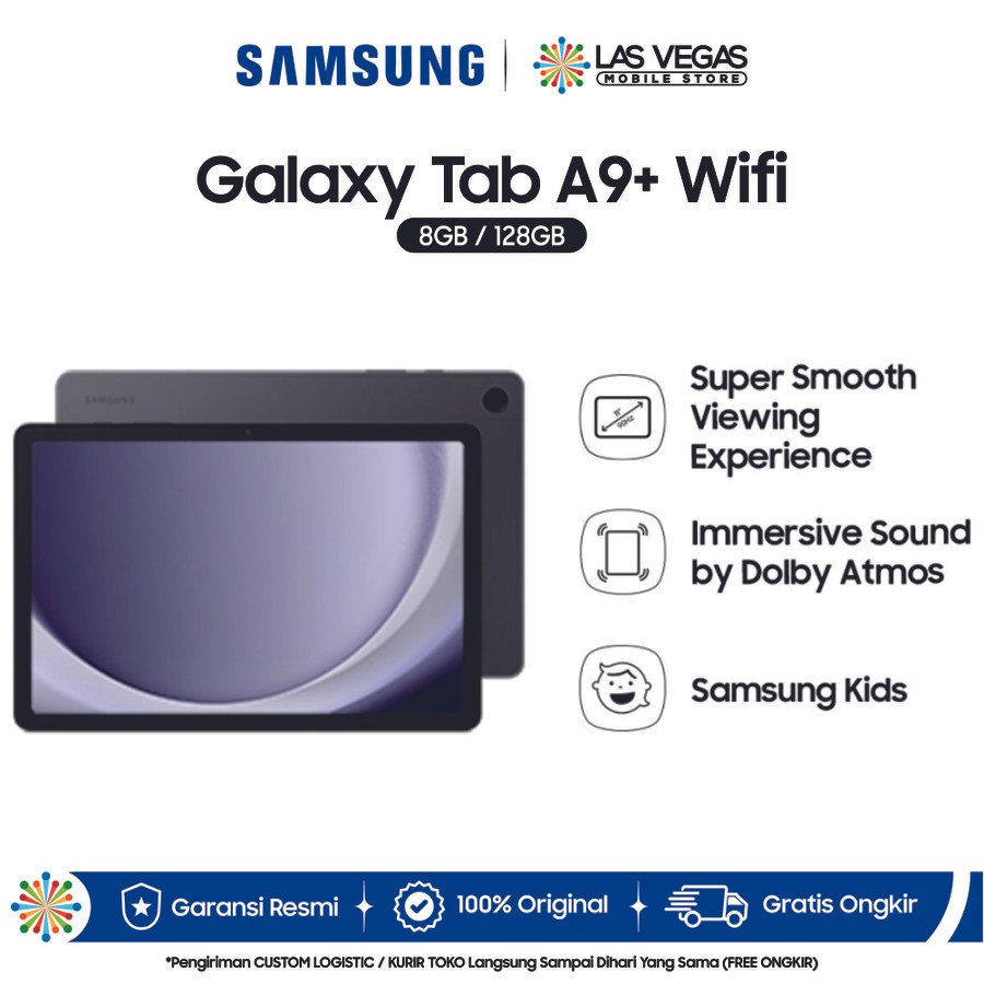 Jual Samsung Galaxy Tab A9+ Wifi 8/128GB Garansi Resmi | Shopee Indonesia