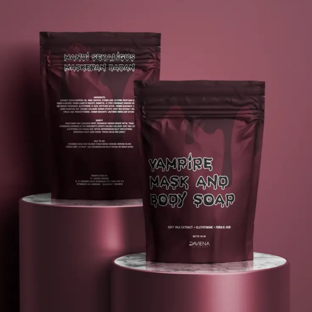 Jual VAMPIRE MASK AND BODY SOAP DAVIENA SKINCARE Shopee Indonesia
