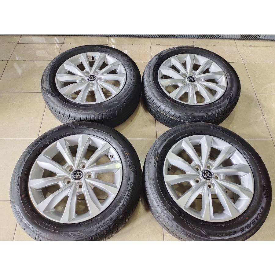 Jual Velg Mobil Oem Toyota Innova Zenix Type V Ring 17 + Ban Dunlop ...