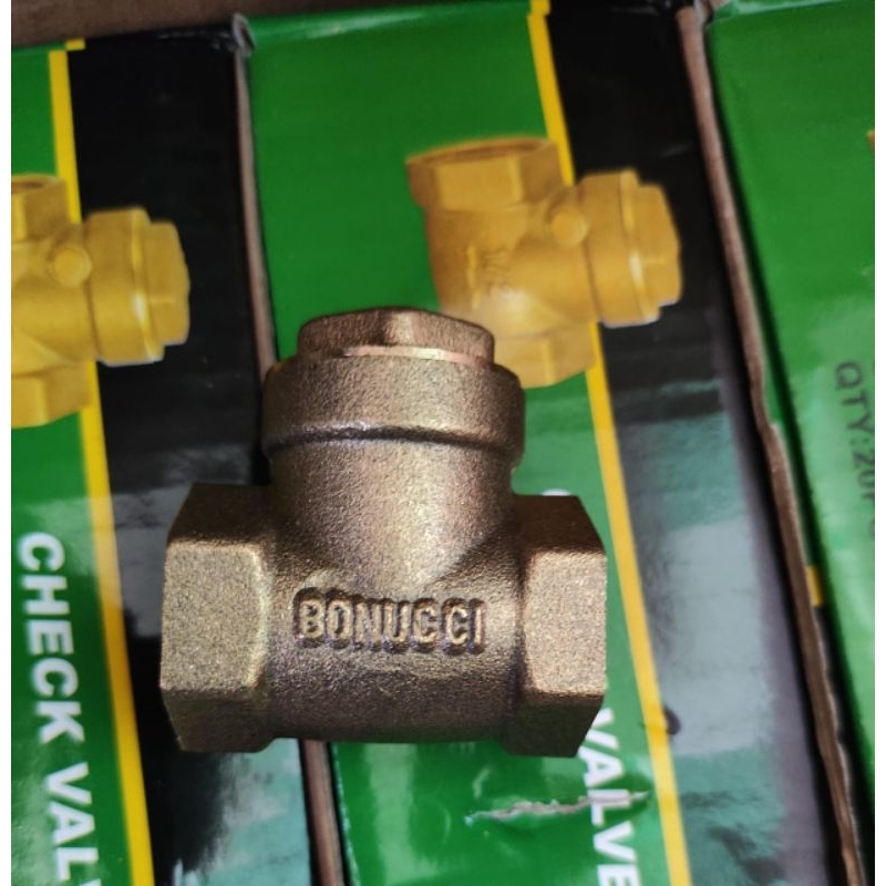 Jual Check Valve Kuningan 1 2 Inch 1 2 Dim Bonucci Klep Tabok Swing