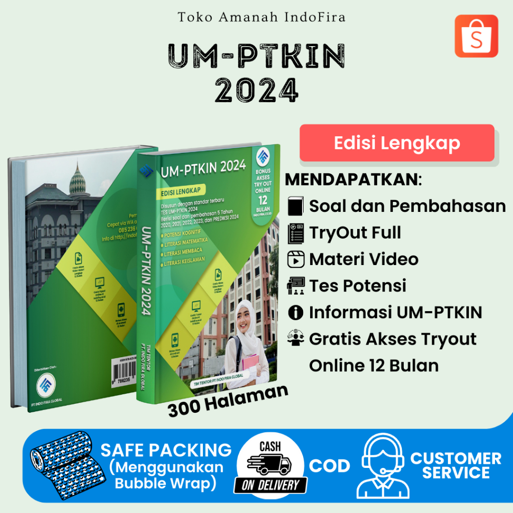 Jual Buku TERBARU UMPTKIN 2024 (Edisi Lengkap Soal + Free Akses E ...