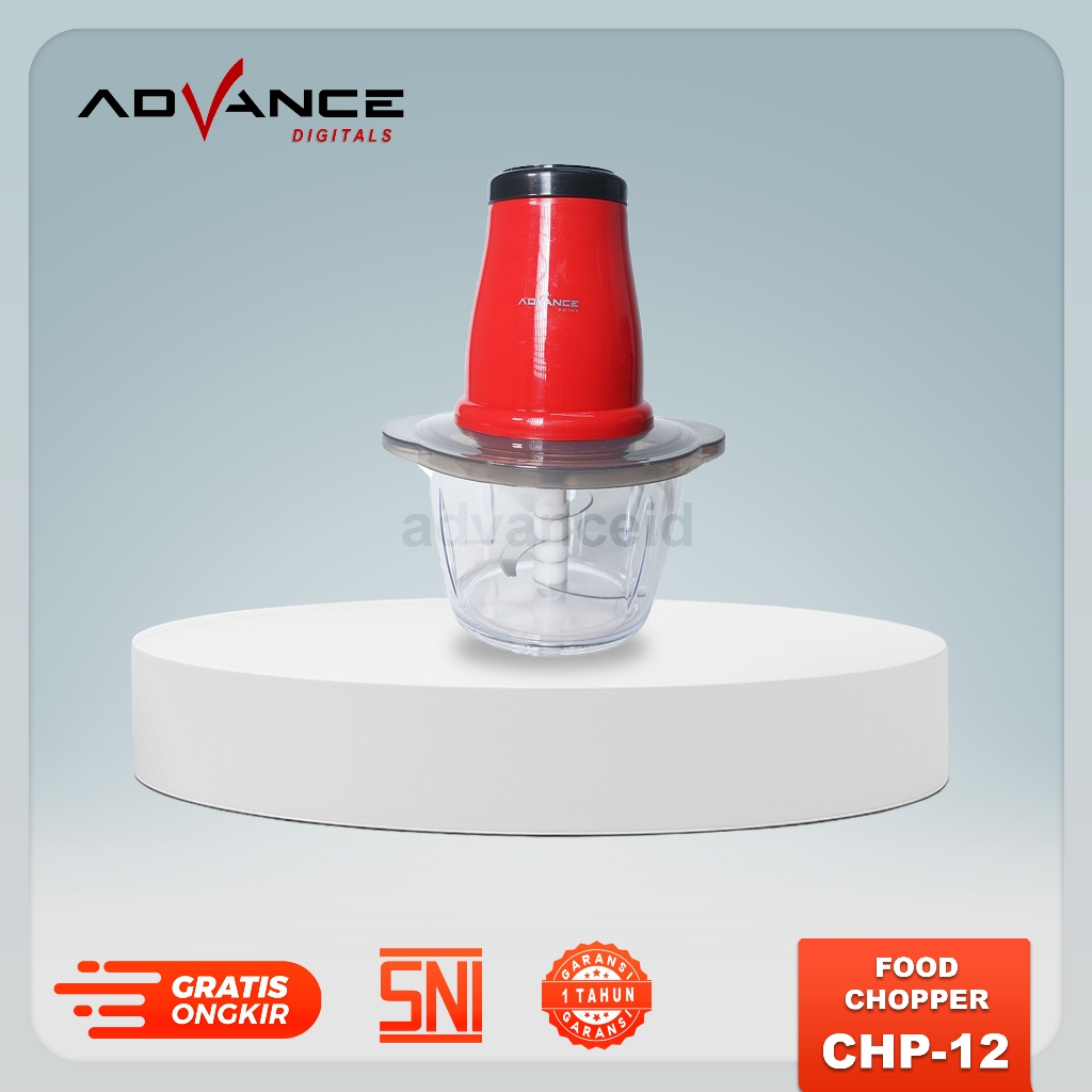 Jual Advance Food Chopper 1.2L Blender Mixer 250W Penggiling Daging ...