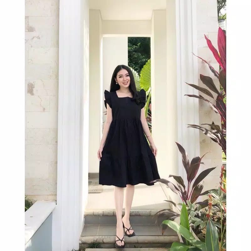 Jual Fashion Dress Candy Ruffle Dress Wanita Shopee Indonesia
