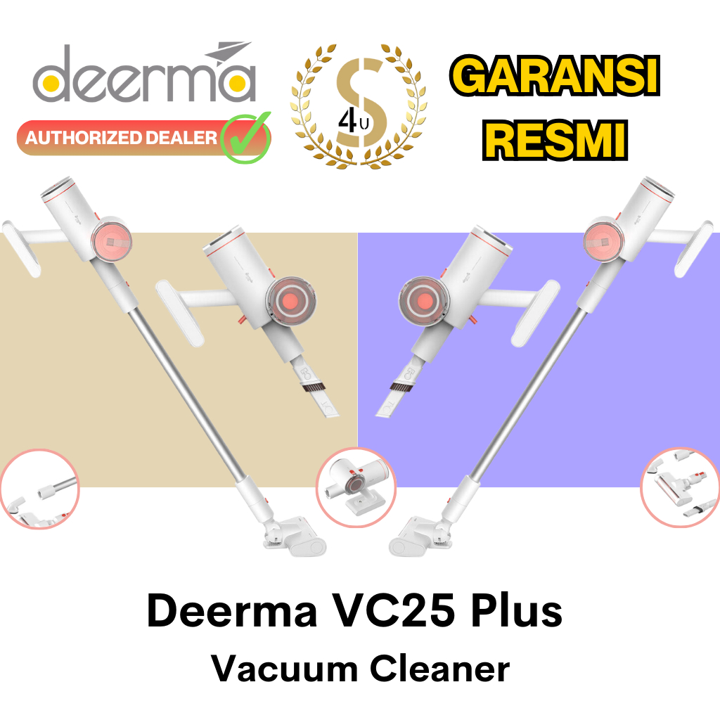 Jual Vacuum Cleaner Deerma VC25 PLUS Handheld Wireless | Shopee Indonesia
