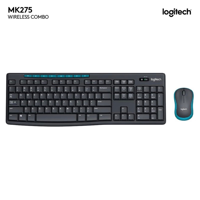 Jual Logitech MK275 Combo Keyboard and Mouse Wireless | Shopee Indonesia