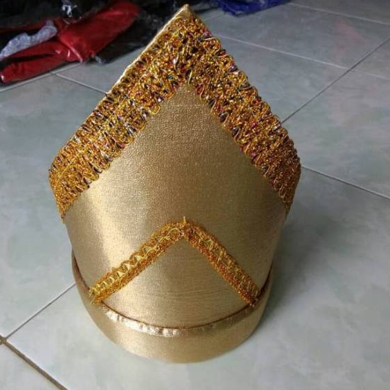 Jual PROMO!! Topi Tanjak Adat Melayu / Topi Segi Tiga Dewasa. | Shopee ...