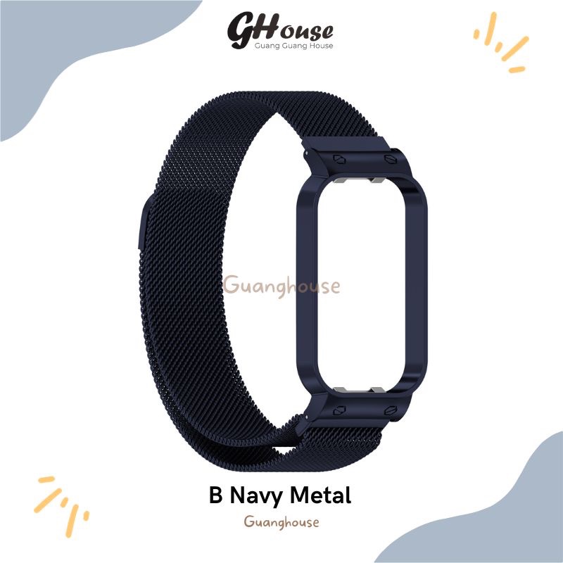 Jual Strap Redmi Band 2 Stainless Steel Tali Xiaomi Redmi Smartband 2 ...