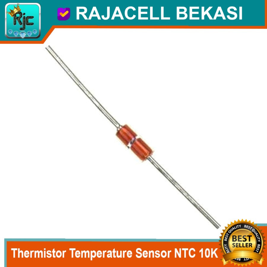 Jual Thermistor Temperature Sensor Ntc Mf58 3950 B 10k Ohm 5 Shopee Indonesia 3918