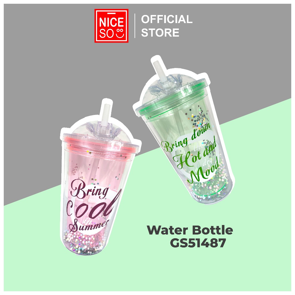 Jual NICESO Official Botol Minum GS51487 450ML | Shopee Indonesia