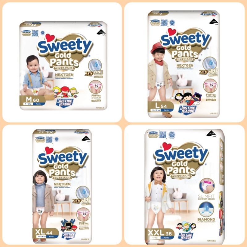 Jual Sweety Gold Pants S66 / M60 / L54 / XL44 / XXL36 Shopee Indonesia