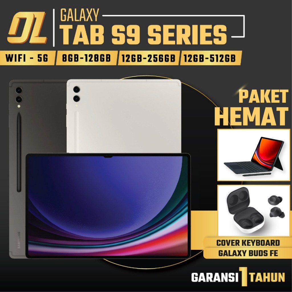 Jual Samsung Galaxy Tablet Tab S9 S9+ Plus S9 Ultra RAM 8 12 128 256 GB ...